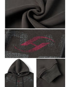 JHYQ Arched Letters Logo Printed Hoodie