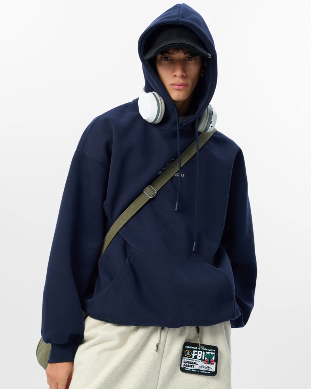 JHYQ Basic Paint Logo Printed Hoodie