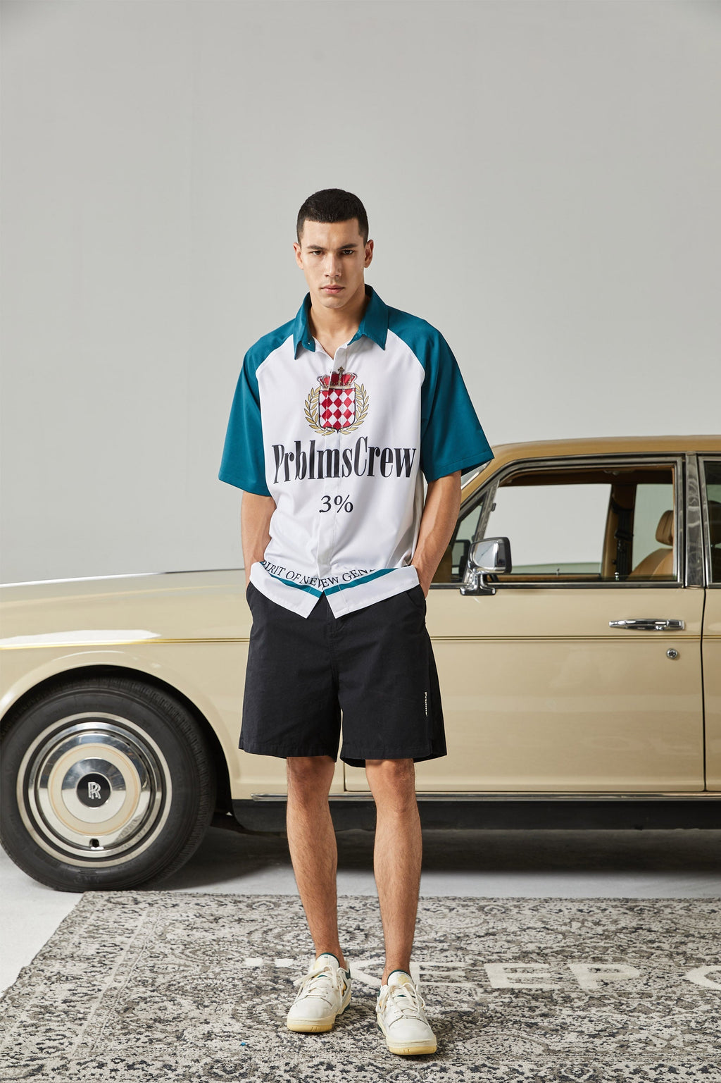 PRBLMS Marlboro Full Print LOGO Short Sleeved Shirt