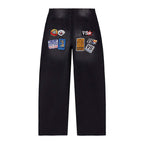 Vale Forever 1980s Painters Baggy Pants 'Black'