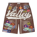 Vale Forever 1980s Patches Shorts Brown