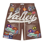 Vale Forever 1980s Patches Shorts Brown