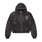 Vale Forever Pluto Clustered Zip Up Hoodie Black